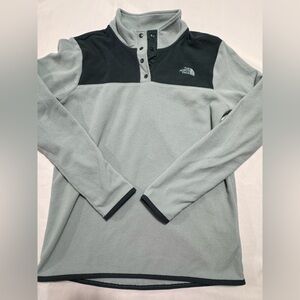 The North Face Women’s Snap-T Fleece Pullover Colorblock Mint Green S